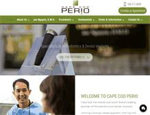 Tablet Screenshot of capecodperio.com